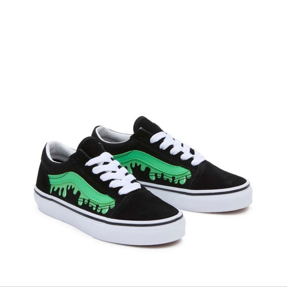 Vans Kids Sneakers Black and Green